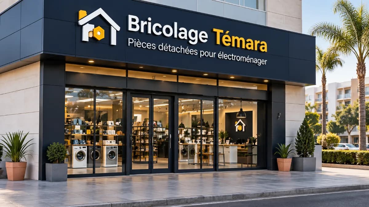 Façade du magasin Bricolage Temara